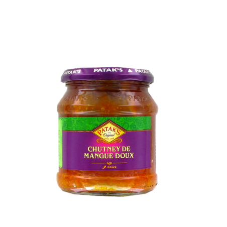 Dolce mango chutney PATAK S 340g Regno Unito