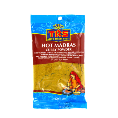 Curry de madrás caliente 100g India