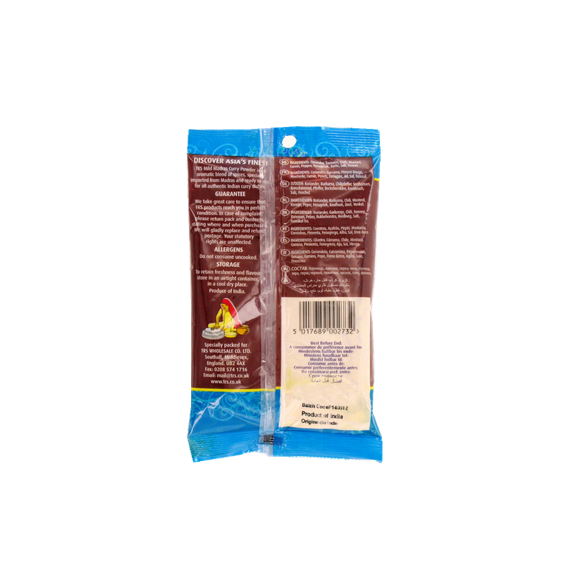 Madras curry en poudre mild TRS 100g Inde Madras curry en poudre mild TRS 100g Inde