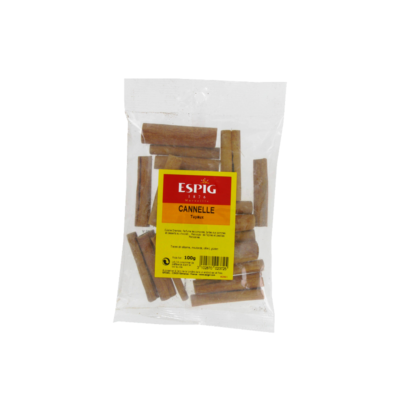 Cannelle tuyaux ESPIG 100g France Cannelle tuyaux ESPIG 100g France