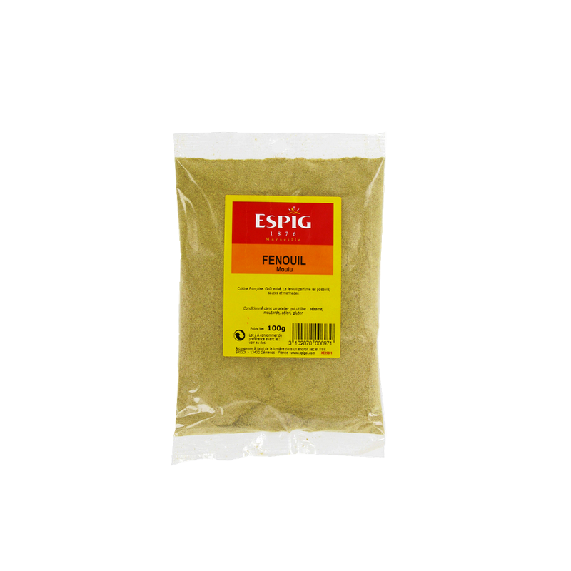 Fenouil moulu ESPIG 100g France Fenouil moulu ESPIG 100g France