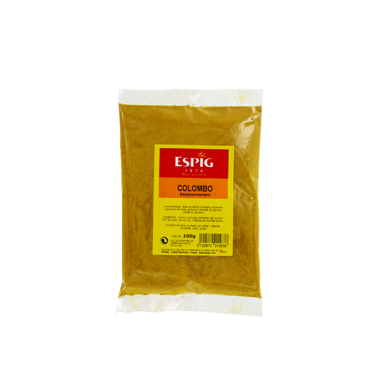 Epices colombo ESPIG 100g France Epices colombo ESPIG 100g France