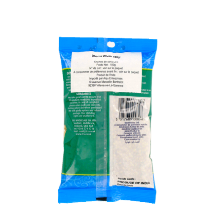 Coriander Dhania whole TRS 100g India