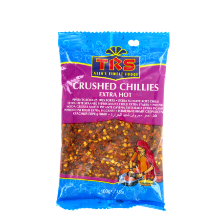 Zerkleinerte chilischote rot sehr stark TRS Indien 100g