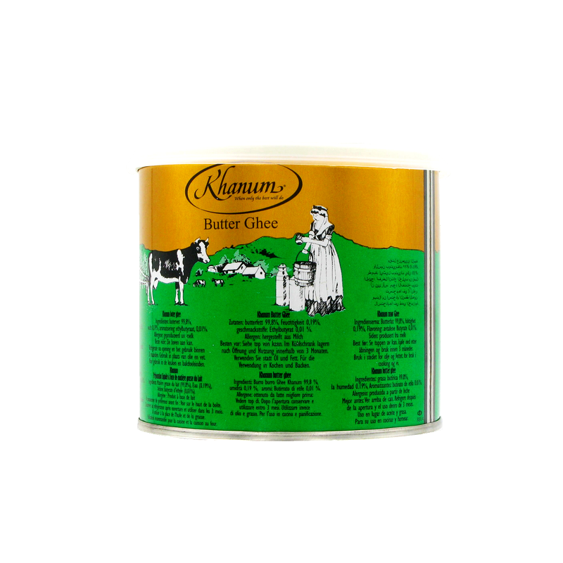 Beurre ghee KHANUM 500g Rouyaume-Uni