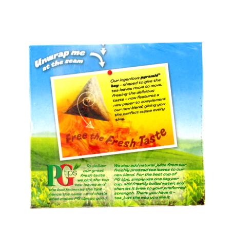 Thé noir indien PG Tips 125g Royaume-Uni