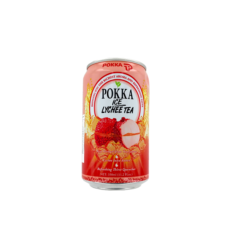 Boisson thé glacé au litchi POKKA 330ml Singapour Boisson thé glacé au litchi POKKA 330ml Singapour