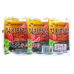 Würzig gegrillte Kim-Chi-Algen 3x4g China