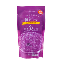 Bille tapioca pour bubble tea Taro NEW SAGO 250g Chine