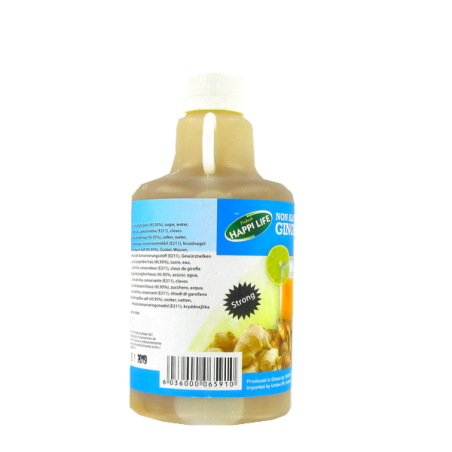 Bebida de jengibre objetivo de este proyecto 500ml Ghana