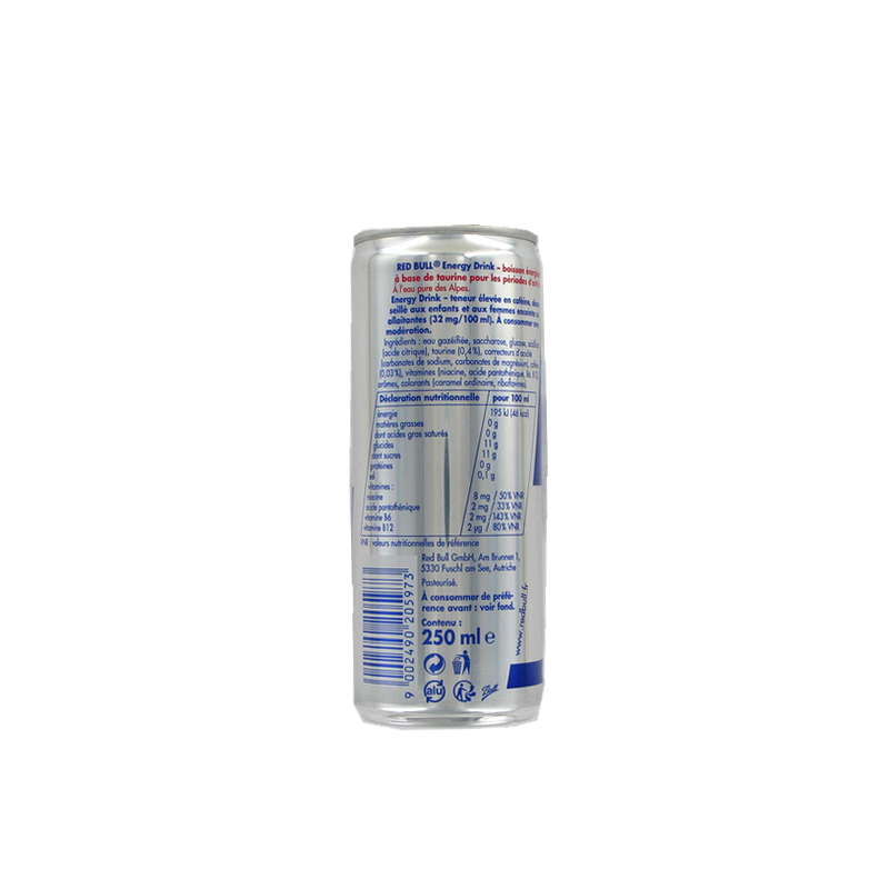Boisson énergétique RED BULL 250ml Autriche
