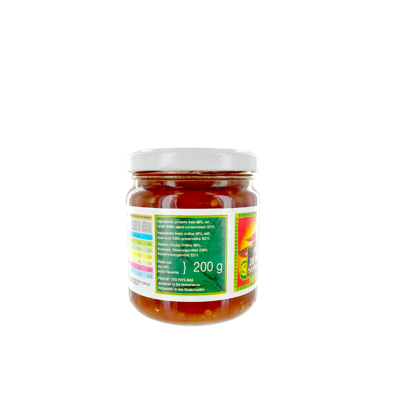 Purée piment SAMBAL OELEK 200g Pays-Bas Purée piment SAMBAL OELEK 200g Pays-Bas
