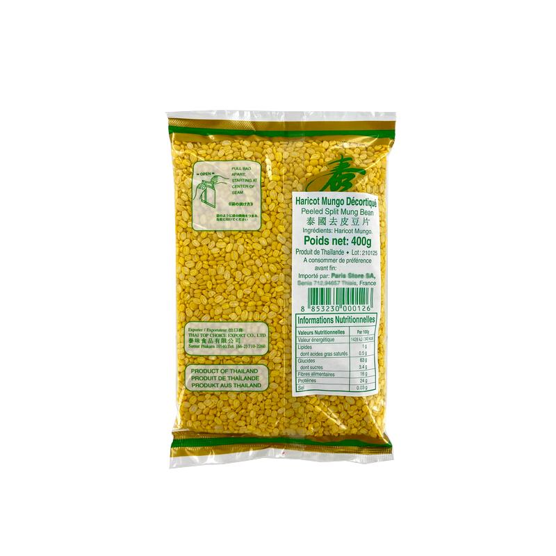 Haricot mungo décortiqué THAI TOP CHOICE 400g Thailand