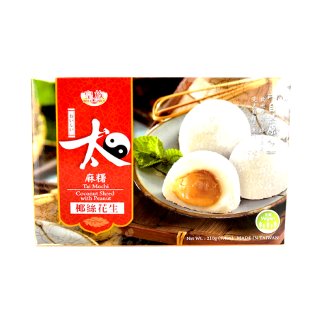 Mochi maní con coco triturado FAMILIA REAL 210g Taiwán