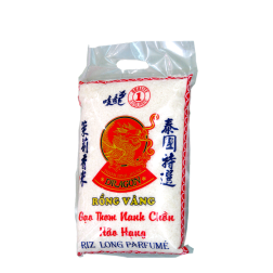 Rice fragrant long DRAGON GOLD 5kg Nouvelle Récolte 2026 Thailand