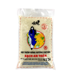 Riz long parfumé sans résidus de pesticides JEUNE FILLE variété ST24 5kgs Vietnam 2020