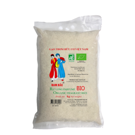 Riz long parfumé BIO 5kg