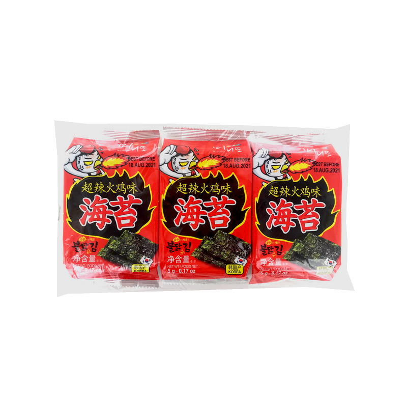 Algue grillée épicé MANIDDO 3x5g Corée Algue grillée épicé MANIDDO 3x5g Corée