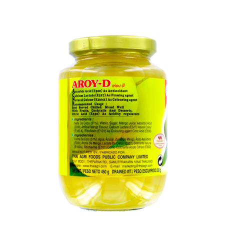 Nata de coco mango AROY-D 450g Tailandia