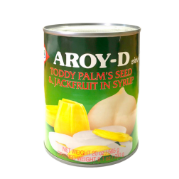 Mix fruit, jackfruit and fruit palm in syrup AROY-D 565g Thailand