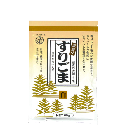 White sesame grilled pounded fukairi surigoma KUKI 60g Japan