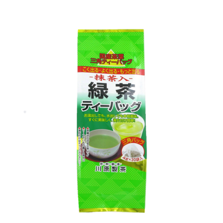 Grüner tee ryokucha mit matcha KAWAHARA 120g Japan