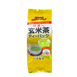 Matcha green tea with rice blast KAWAHARA 120g Japan