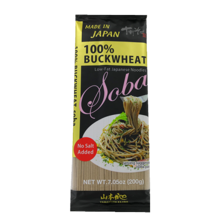 Pasta de soba de trigo sarraceno 100% YAMAMOTO 200g Japón