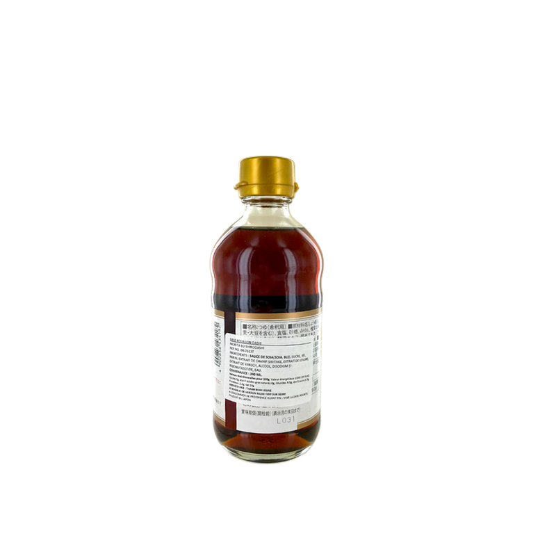 Base bouillon dashi shirodashi MORITA 340ml Japon Base bouillon dashi shirodashi MORITA 340ml Japon