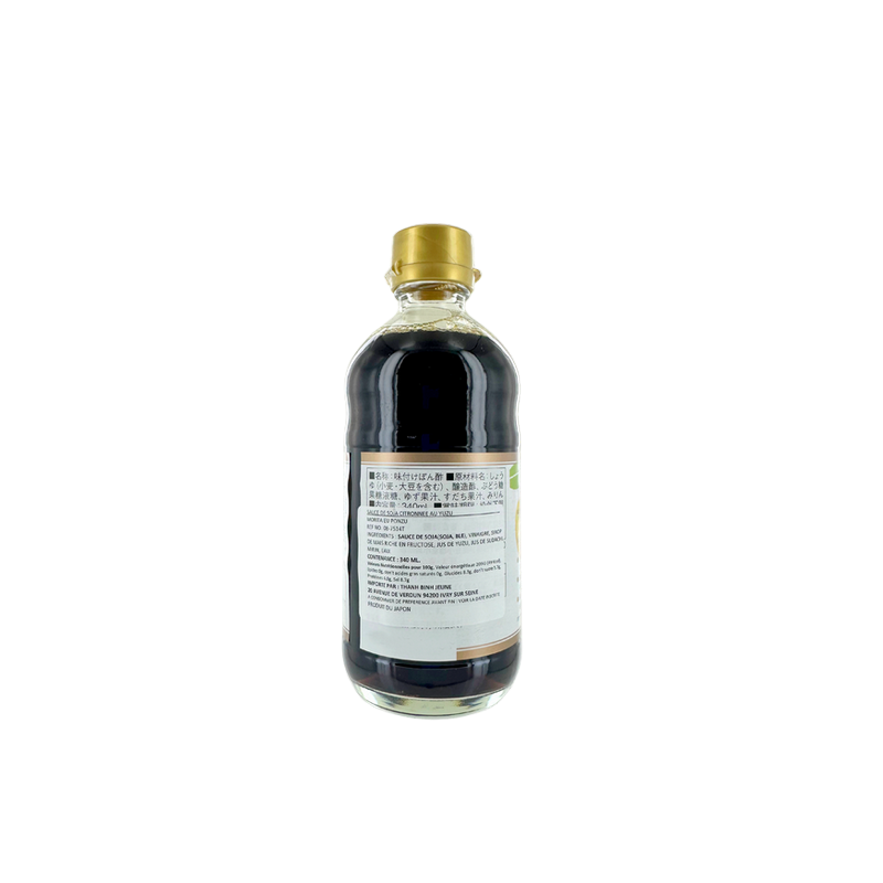 Sauce soja ponzu citronnée au yuzu MORITA 340ml Japon Sauce soja ponzu citronnée au yuzu MORITA 340ml Japon