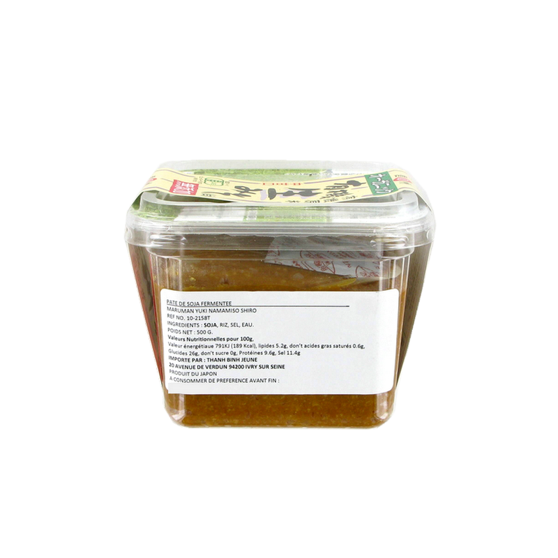 Pâte de miso clair non pastéurisé MARUMAM 500g Japon
