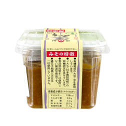 Pâte de miso clair non pastéurisé MARUMAM 6x500g Japon
