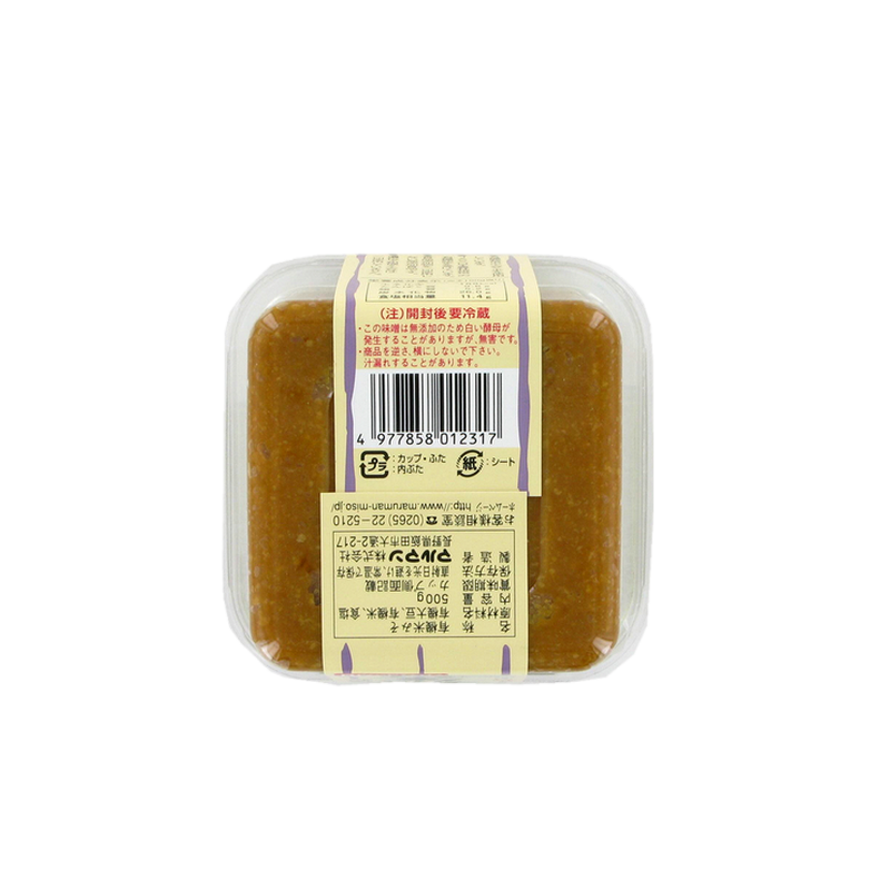 Pâte de miso clair non pastéurisé MARUMAM 500g Japon