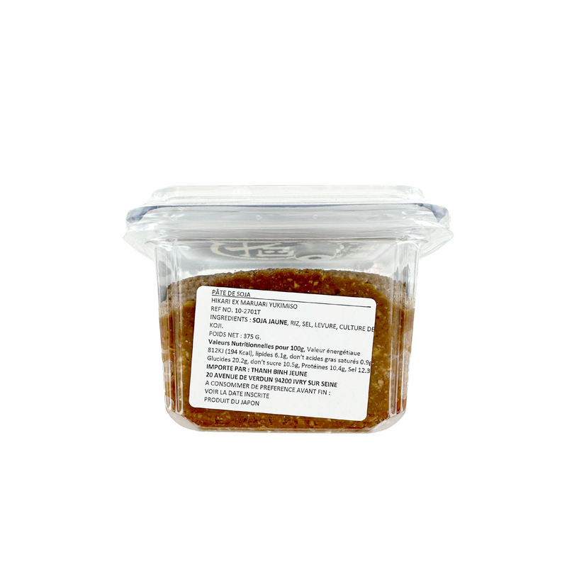 Pâte miso organic HIKARI 375g Japon Pâte miso organic HIKARI 375g Japon