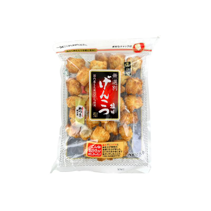 Cracker de riz Musenbetsu genkotsu shioaji MARUHIKO 200g Japon