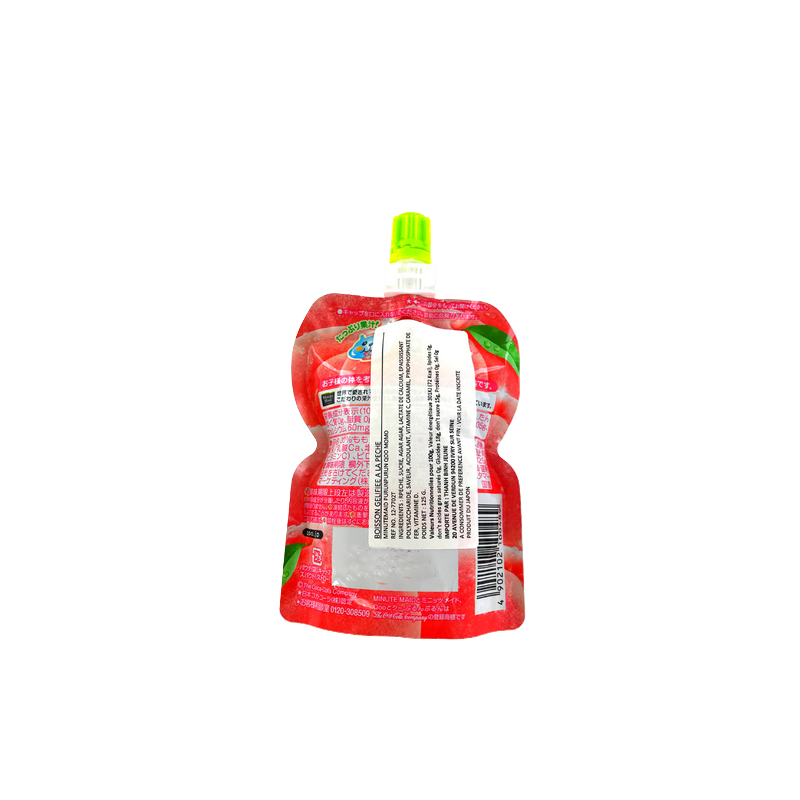 Boisson gelatine goût peche MINUTEMAID 125g Japon Boisson gelatine goût peche MINUTEMAID 125g Japon