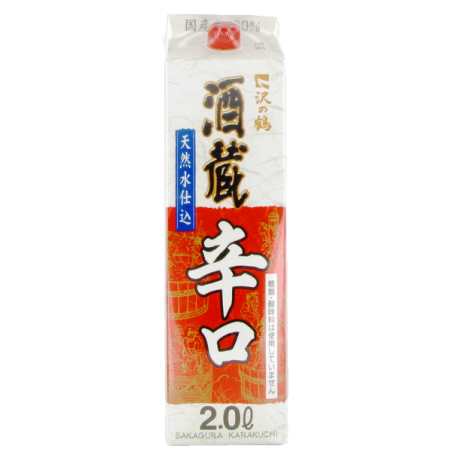 Japanese sake SAWANOTSURU 2L 15°30 Japan