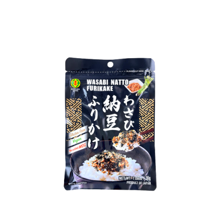 Assaisonnement riz chaud Natto Wasabi Furikaké KINJIRUSHI 6x10x30g Japon