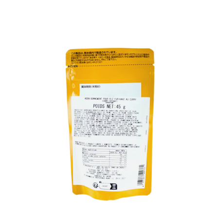 Assaisonnement riz chaud Curry Furikaké NIHONKAISUI 2x40x45g Japon