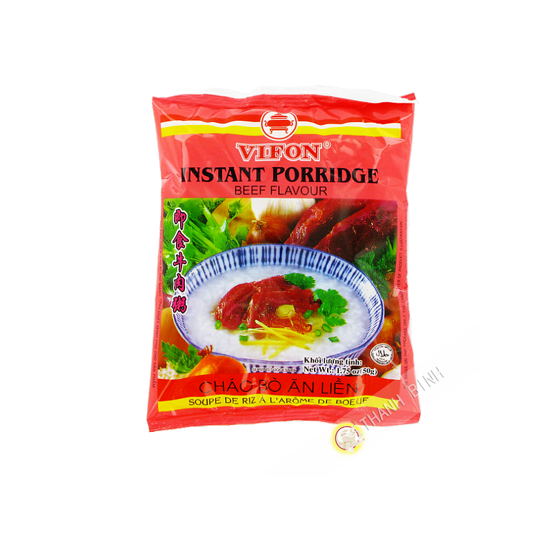 Soupe de riz boeuf VIFON 50g Vietnam Soupe de riz boeuf VIFON 50g Vietnam