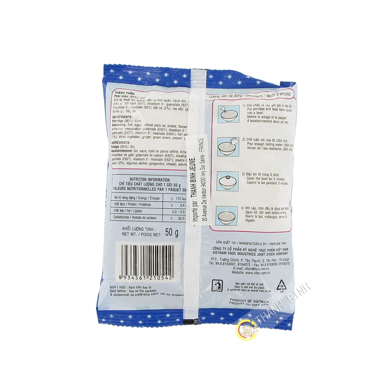 Suppe, reis, fisch Vifon 50g