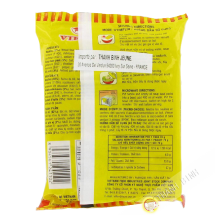 Zuppa di noodle di pollo VIFON 70g Vietnam