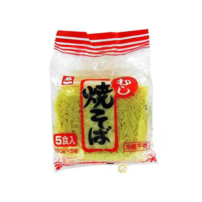 Pâte de blé Yakisoba sans sauce 5pcs MIYAKOICHI 10x750g Japon