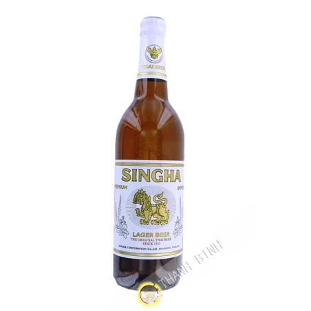 La cerveza SINGHA 630ml 5° Tailandia