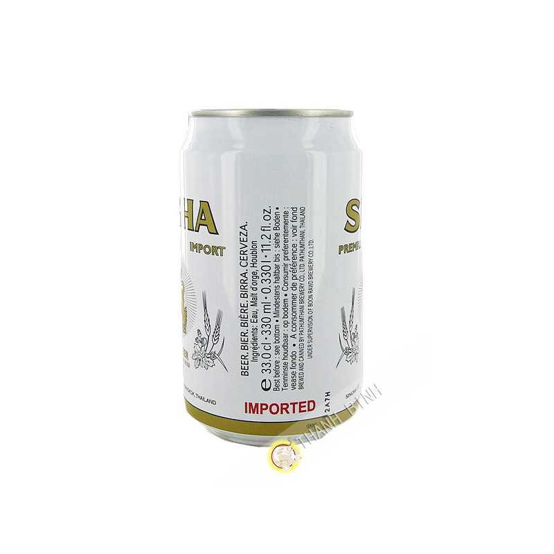 La cerveza Singha 330 ml PUEDE