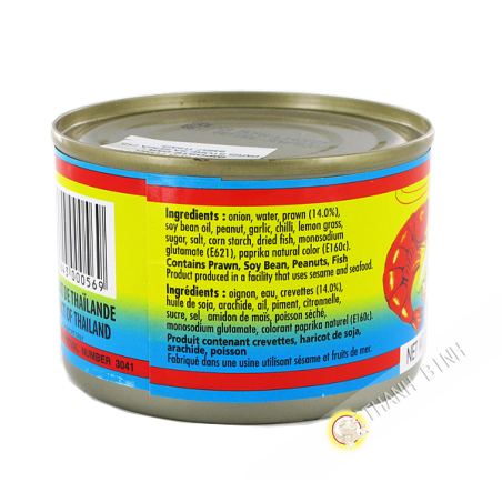 Crevettes hachées aux épices POR KWAN 48x160g Thailande