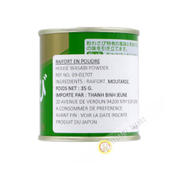 Wasabi powder HOUSE 35g Japan