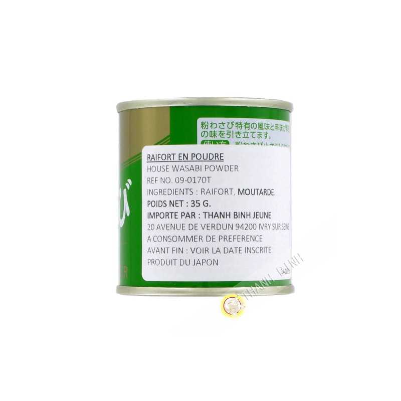 Wasabi en poudre 35g - Japon Wasabi en poudre 35g - Japon