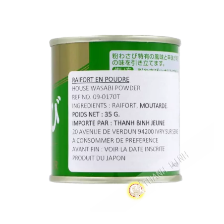 Wasabi-pulver-HOUSE 35g Japan