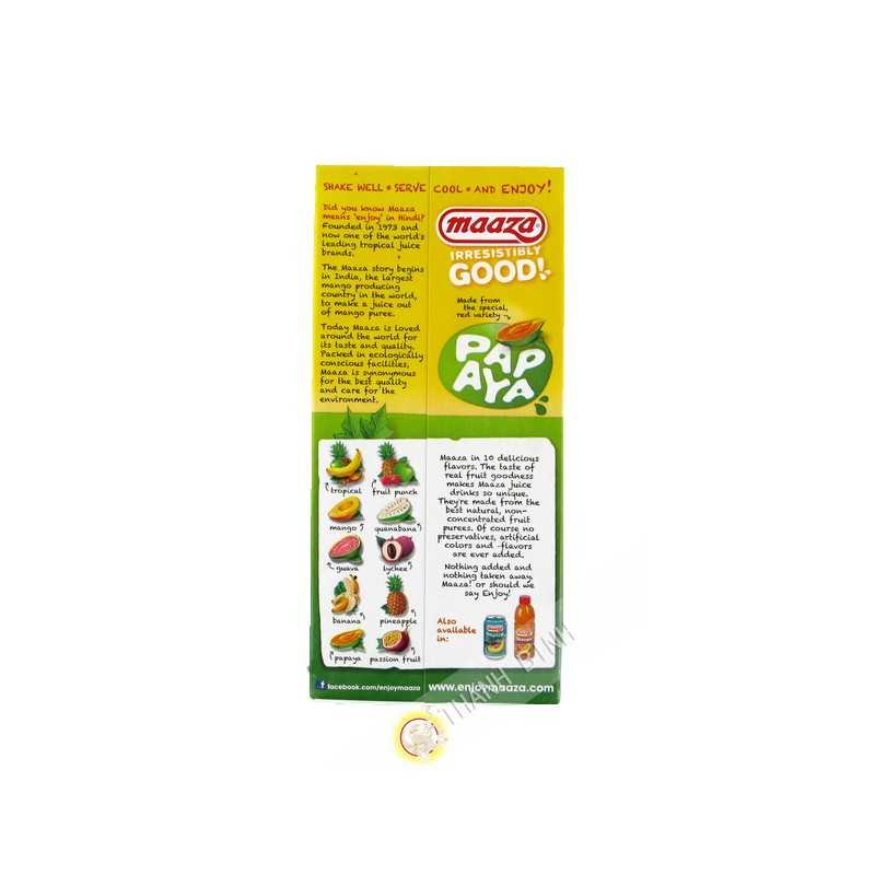 Jugo de papaya Maaza 1l HL Jugo de papaya Maaza 1l HL